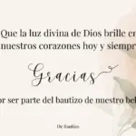 Frases de padrinos para ahijados de bautizo: inspiración y amor al nuevo bebé